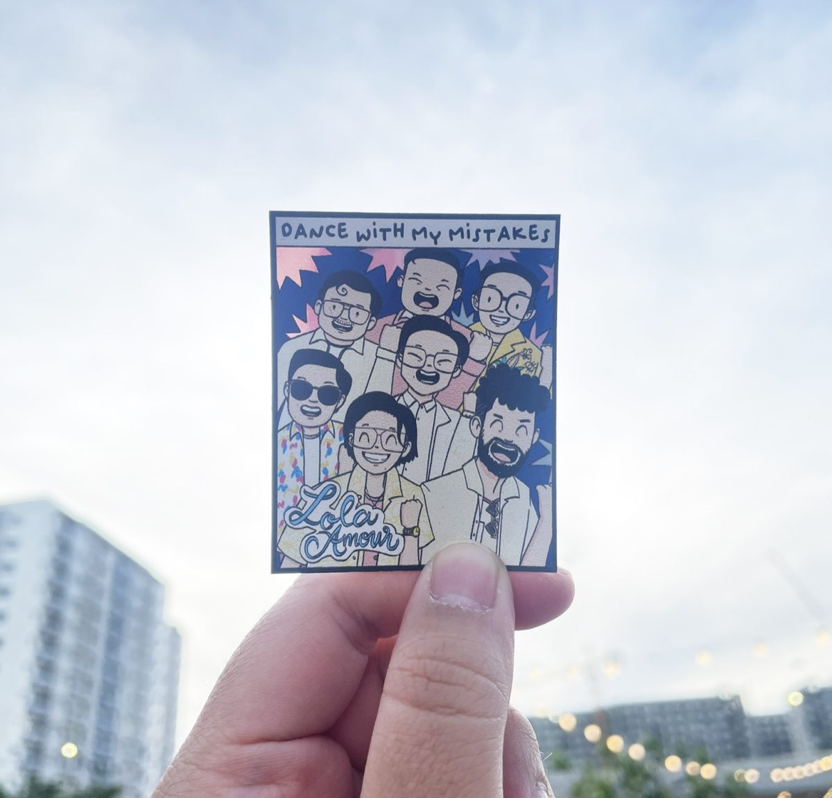 "Dance with My Mistakes" sticker for Lola Amour